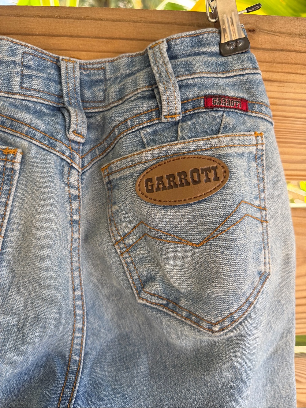 High-Rise Light Blue Denim Jeans for Women